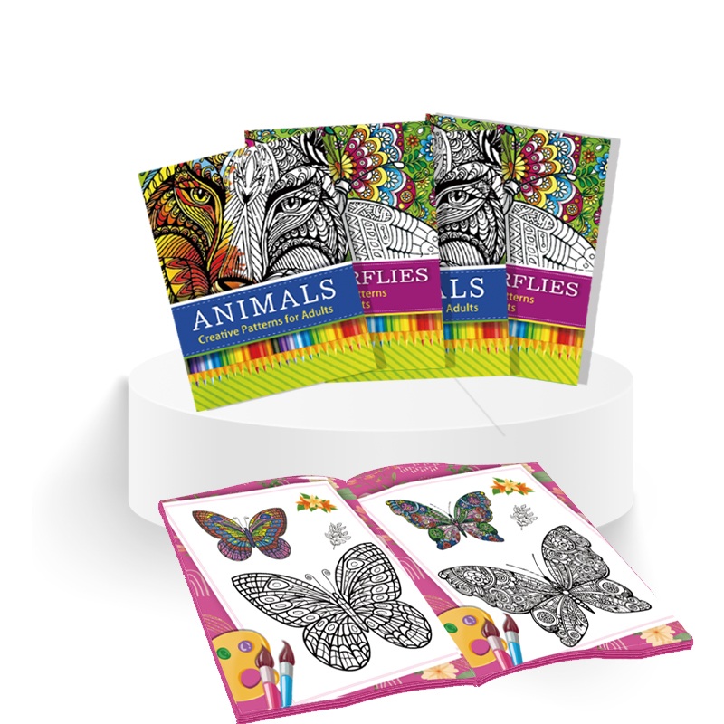 Animal Theme Coloring Book para sa mga Bata
