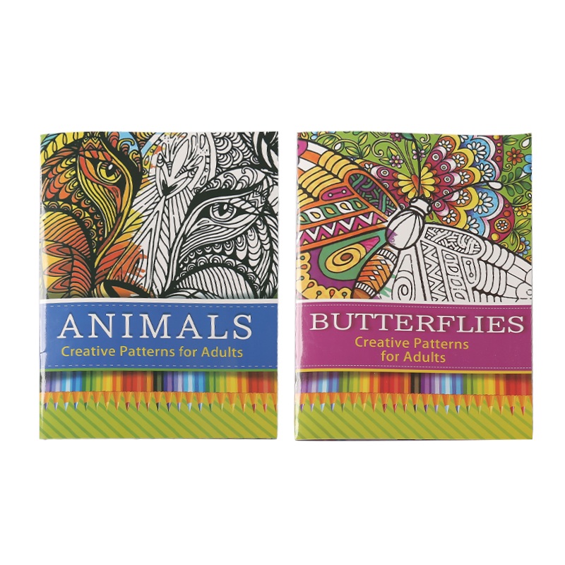 Mixed-Media Coloring Book para sa mga Bata