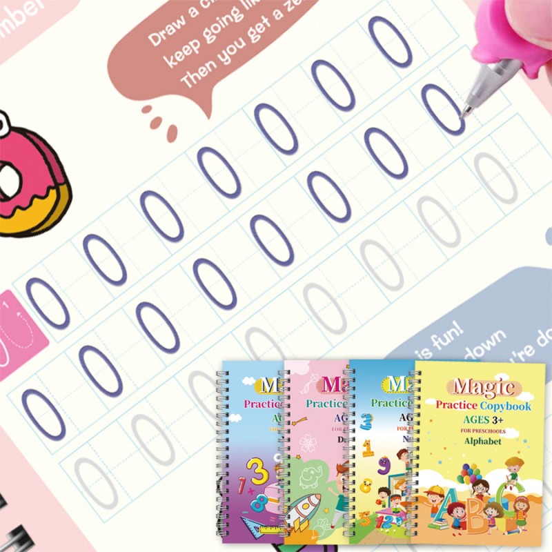 Magsanay ng Copybook Set na may Panulat