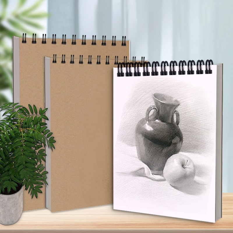 Nangungunang Spiral Kraft Paper Sketchbook
